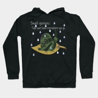 Snail Genius Take Your Home Everywhere You Go Hoodie